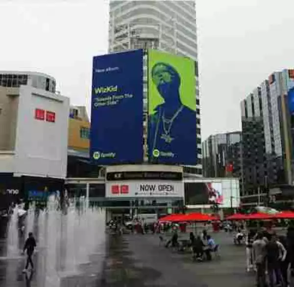 Billboard Featuring Wizkid Spotted In Toronto, Canada (Photo)